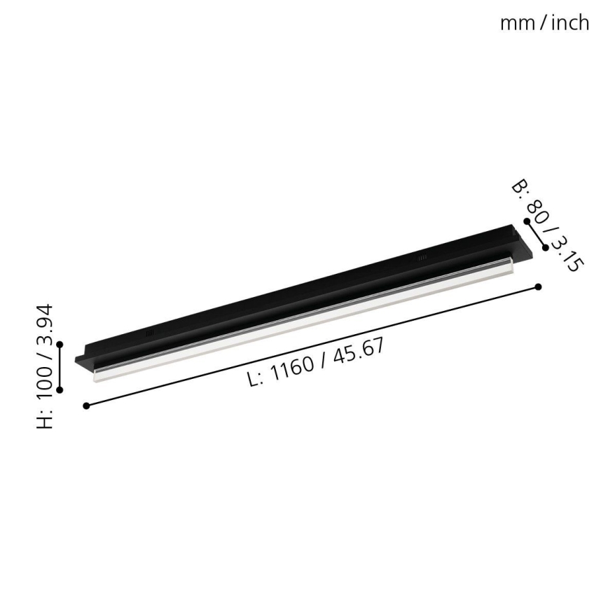 Eglo - Luz de teto LED LED/25W/230V