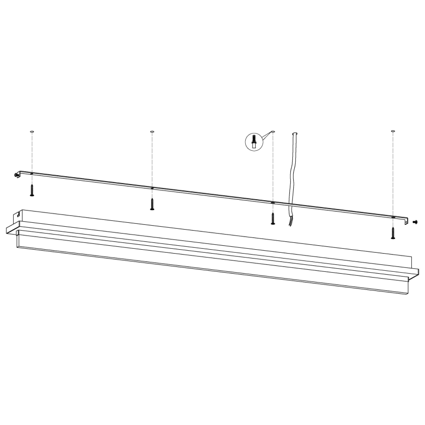 Eglo - Luz de teto LED LED/25W/230V