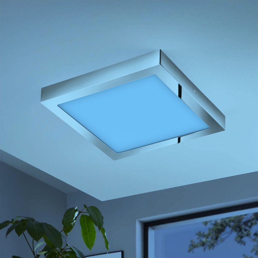 Eglo - Iluminação de teto LED RGBW com regulação FUEVA-C LED/21W/230V Bluetooth