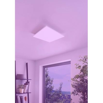 Eglo - Iluminação de teto LED RGB com regulação TURCONA-C LED/15W/230V + comando