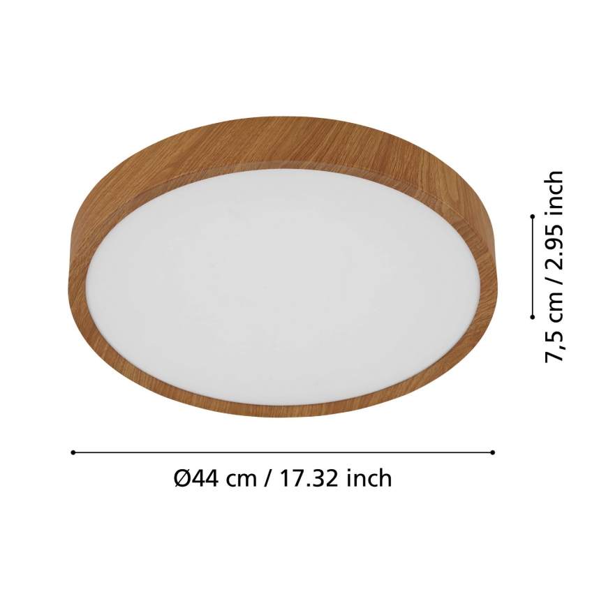 Eglo - Luz de teto LED LED/33,5W/230V