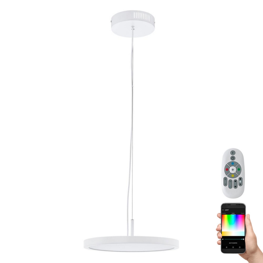 Eglo - Candelabro suspenso LED RGB com regulação CERIGNOLA-C LED/21W/230V + CR