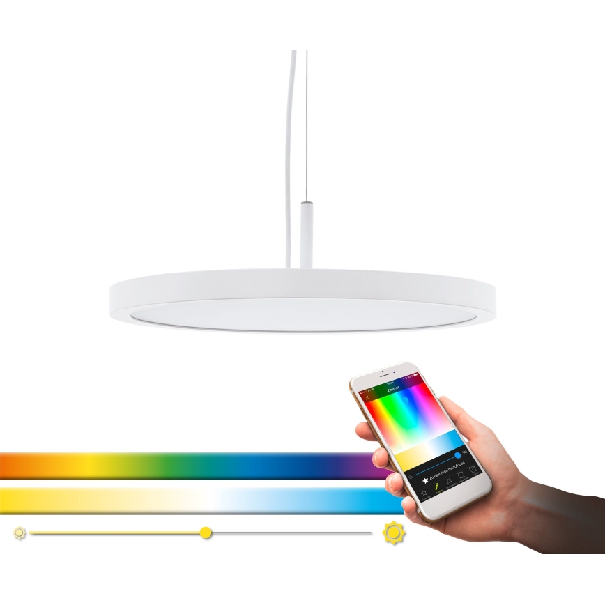 Eglo - Candelabro suspenso LED RGB com regulação CERIGNOLA-C LED/21W/230V + CR