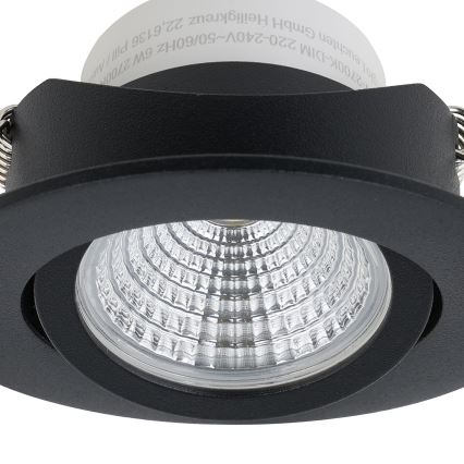 Eglo - Iluminação de teto embutida LED com regulação LED/6W/230V