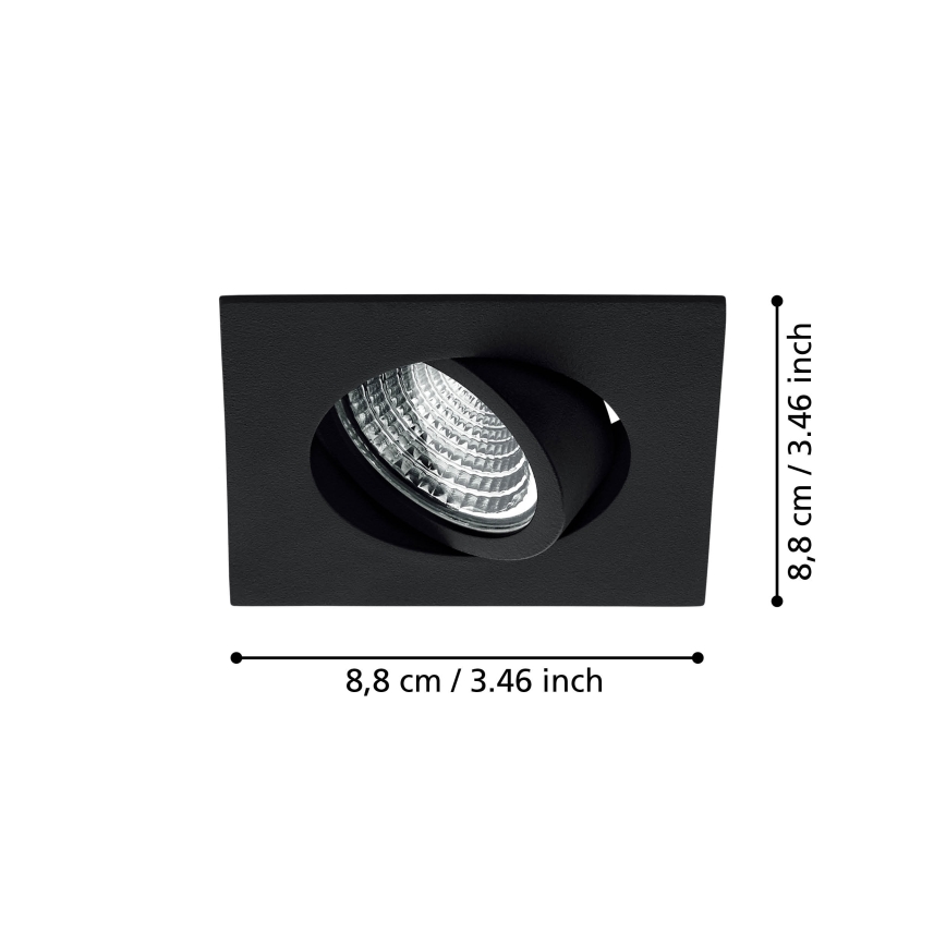 Eglo - Foco de encastrar LED com regulação LED/6W/230V