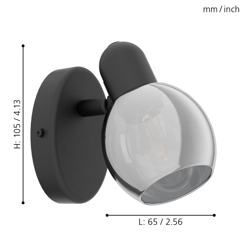 Eglo - Foco de parede 1xE14/10W/230V