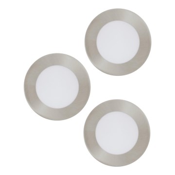 Eglo 98632 - CONJUNTO 3x Focos de encastrar LED FUEVA 3xLED/5W/230V