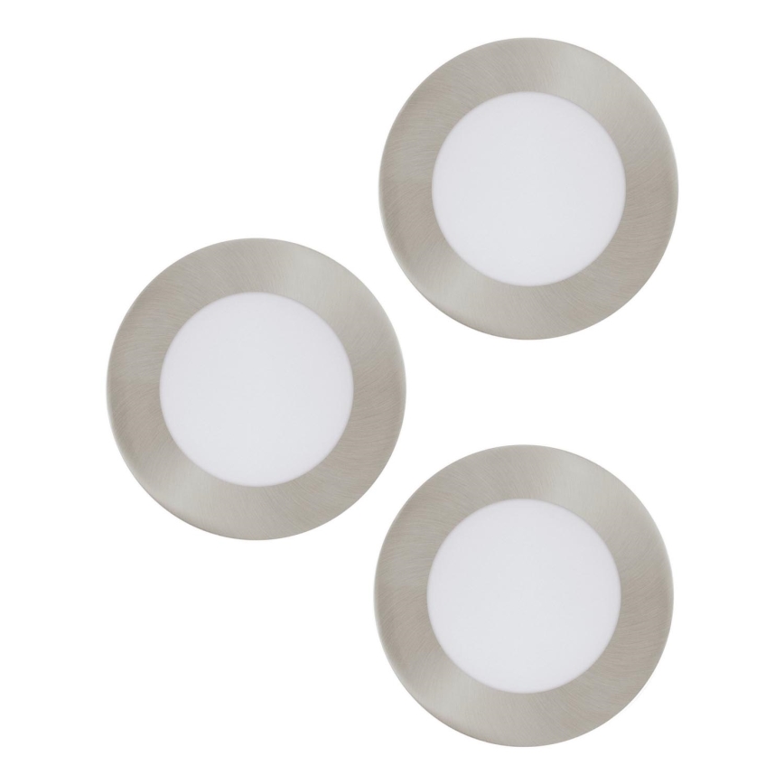 Eglo 98632 - CONJUNTO 3x Focos de encastrar LED FUEVA 3xLED/5W/230V