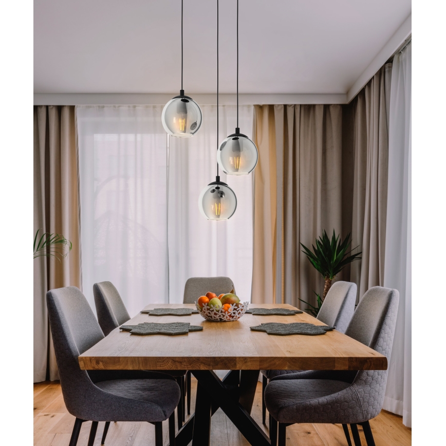 Eglo 98653 - Candelabro num fio ARISCANI 3xE27/40W/230V