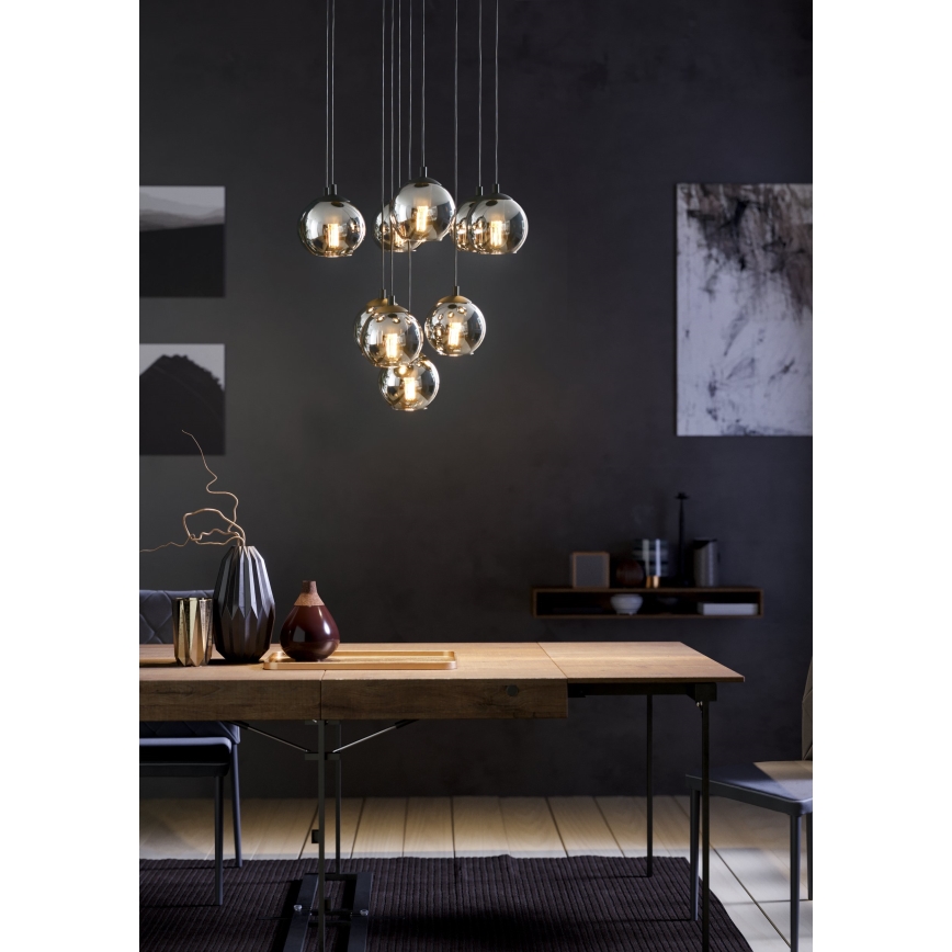 Eglo - Candelabro num fio 10xE27/40W/230V