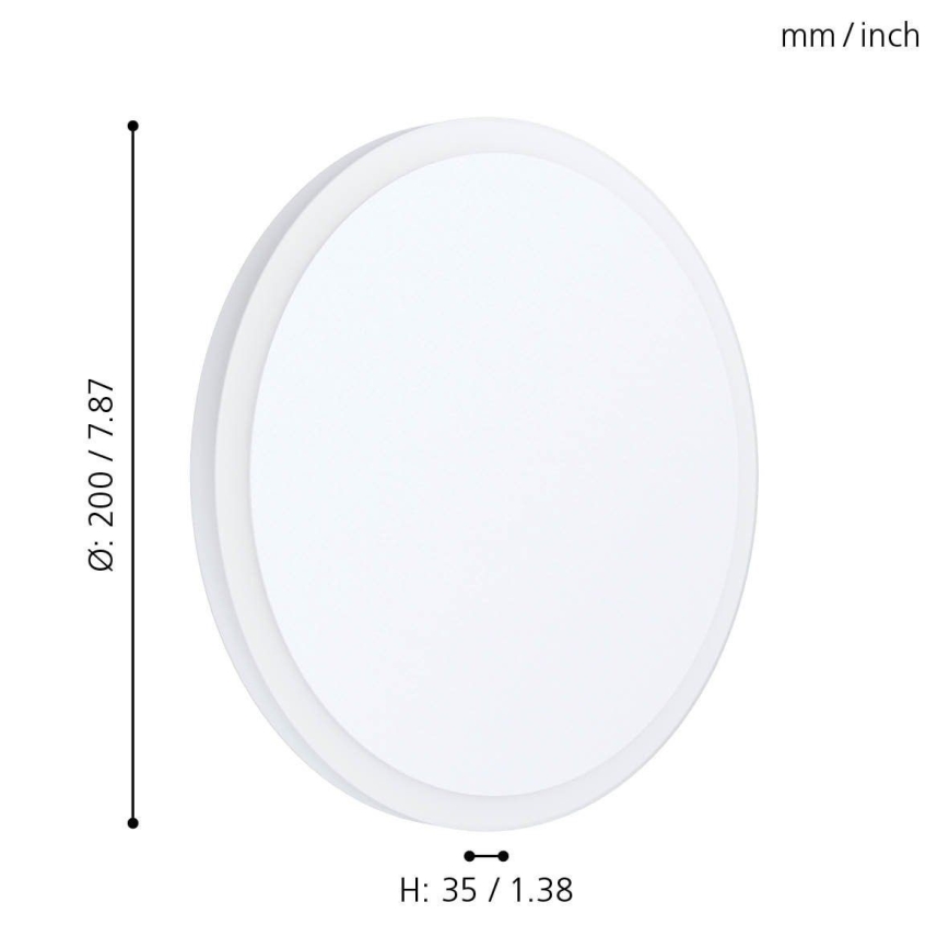 Eglo - Luz de teto LED LED/8,6W/230V