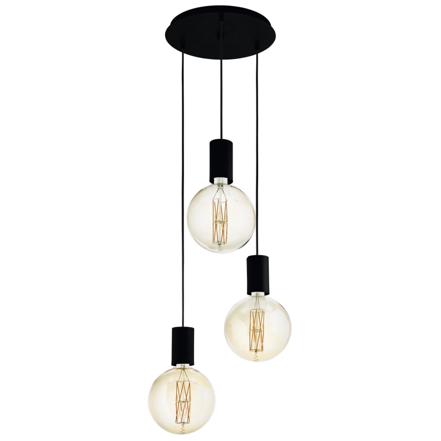 Eglo - Candelabro num fio 3xE27/40W/230V