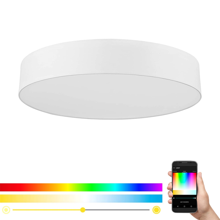 Eglo - Iluminação de teto LED RGB com regulação ROMAO-C LED/42W/230V + comando
