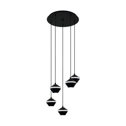 Eglo - Candelabro num fio LED 5xGU10/5W/230V