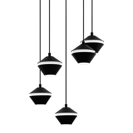 Eglo - Candelabro num fio LED 5xGU10/5W/230V