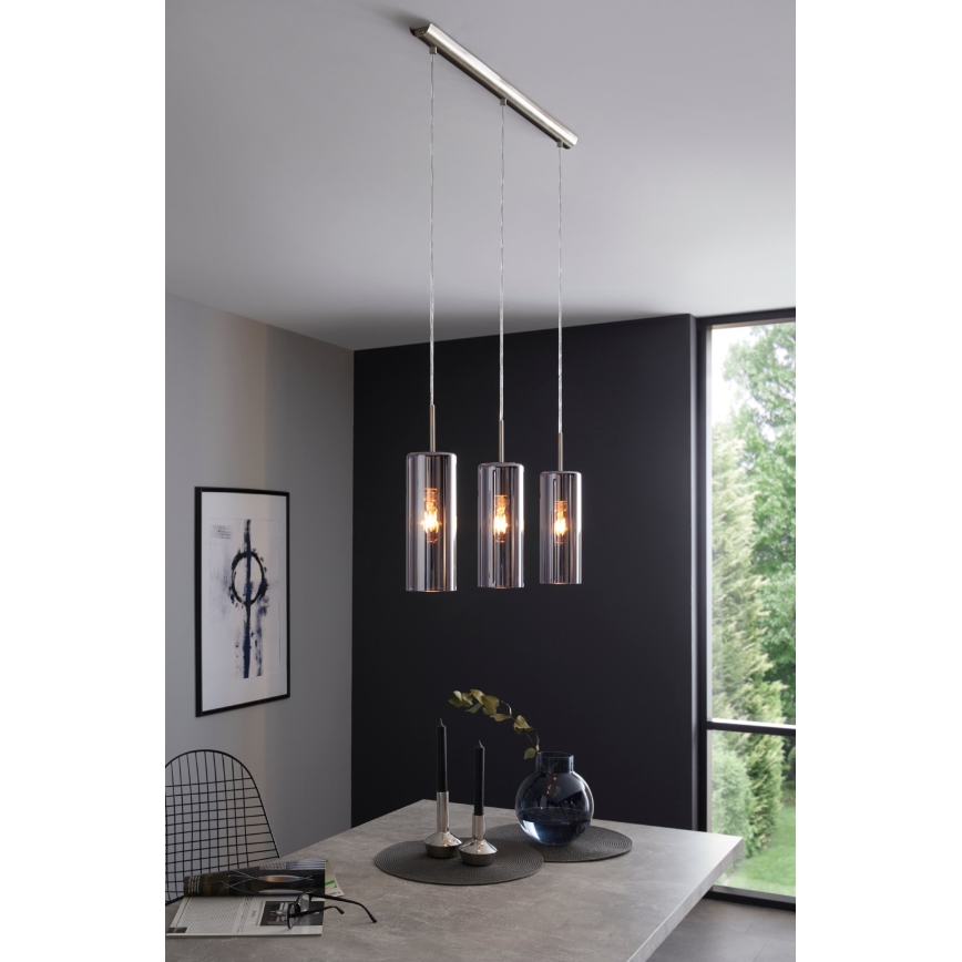 Eglo - Candelabro num fio 3xE27/15W/230V