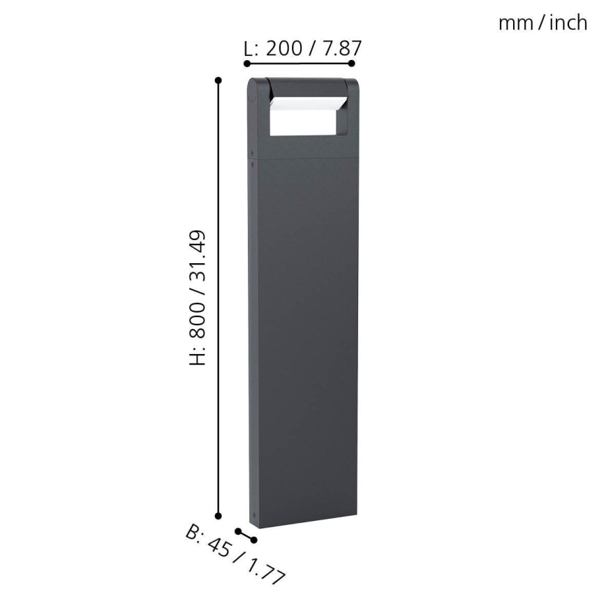 Eglo - Candeeiro LED de exterior LED/4,8W/230V IP44