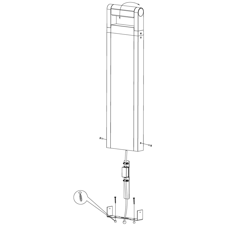 Eglo - Candeeiro LED de exterior LED/4,8W/230V IP44