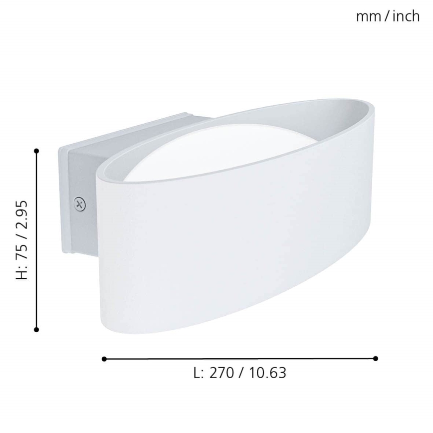 Eglo - Luz de parede LED de exterior LED/10W/230V IP44