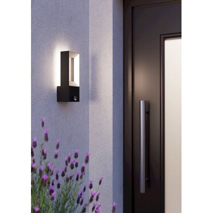 Eglo - Iluminação exterior LED com sensor 2xLED/5W/230V IP44