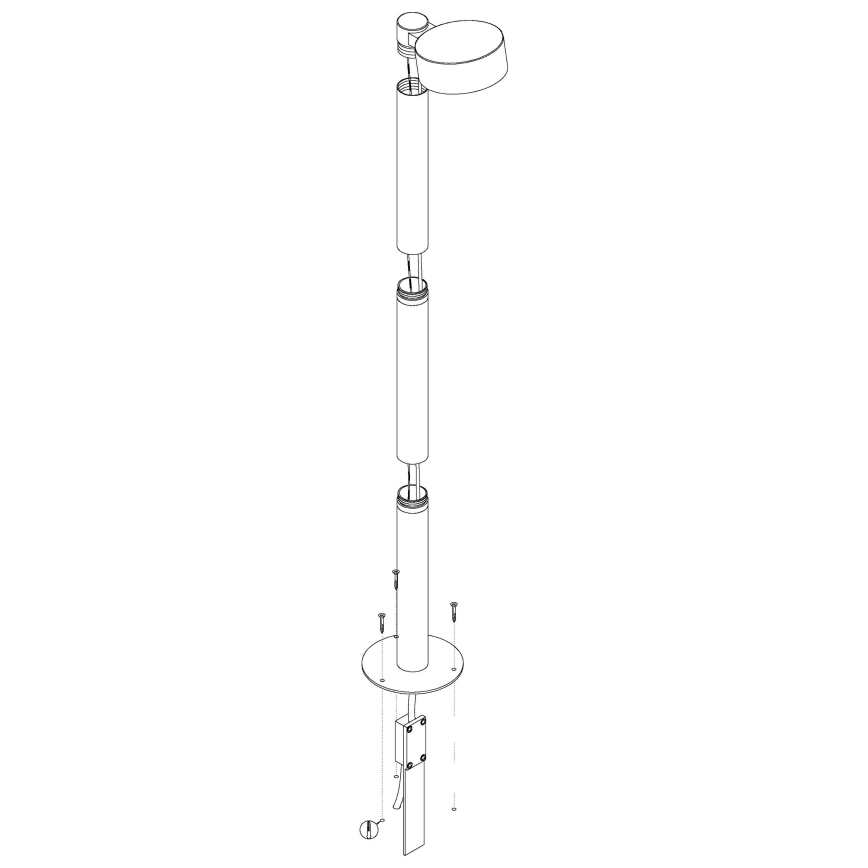 Eglo - Lâmpada LED Exterior LED/6W/230V IP44