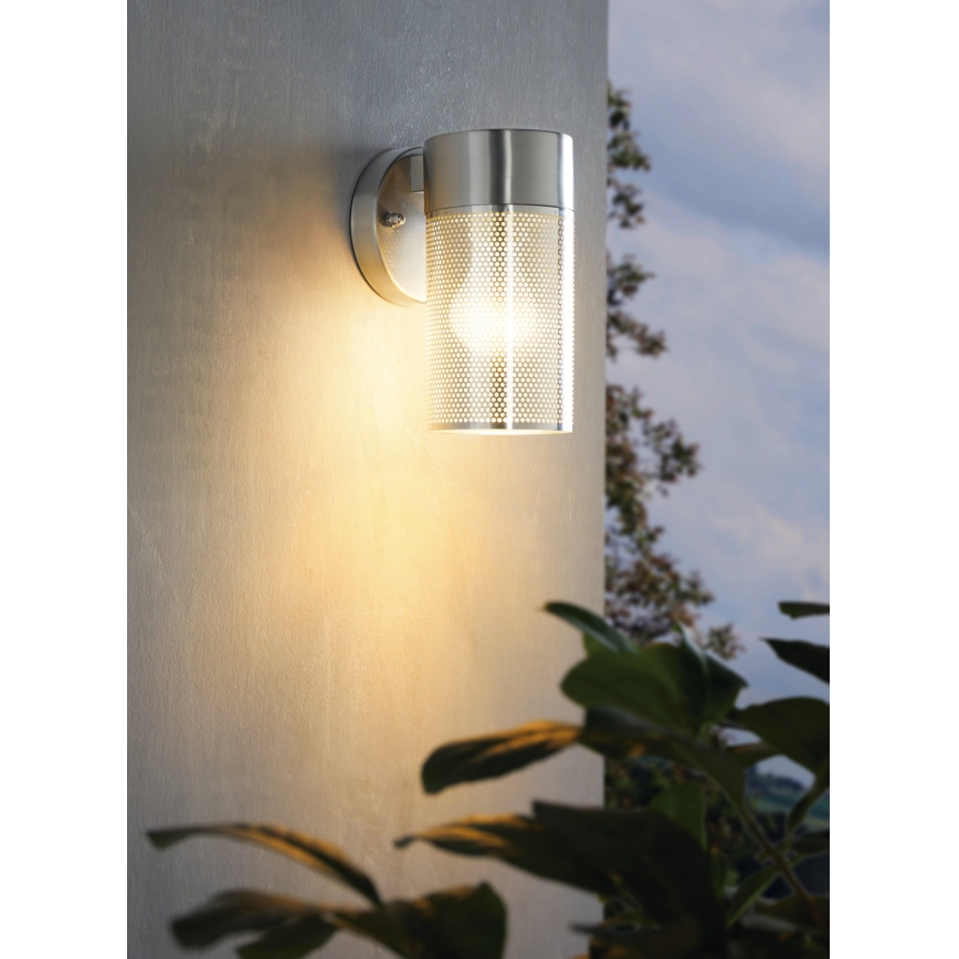Eglo - Luz de parede de exterior 1xE27/28W/230V