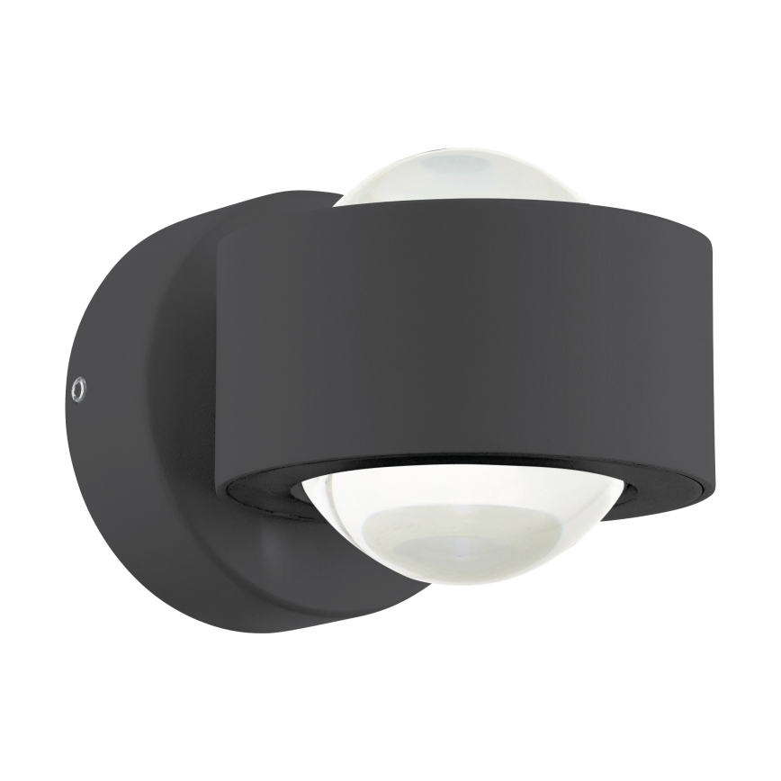 Eglo - Luz de parede LED de exterior 2xLED/2W/230V IP44