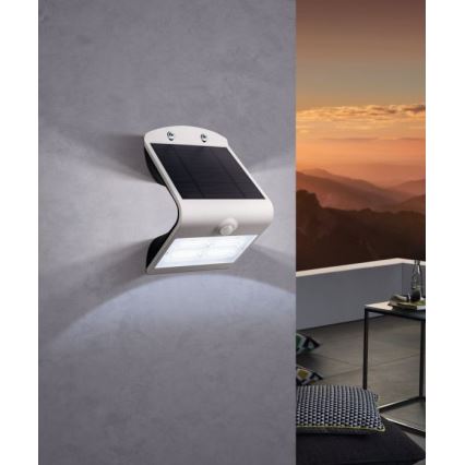 Eglo - Luz solar com um sensor LED/3,2W/3,7V IP54
