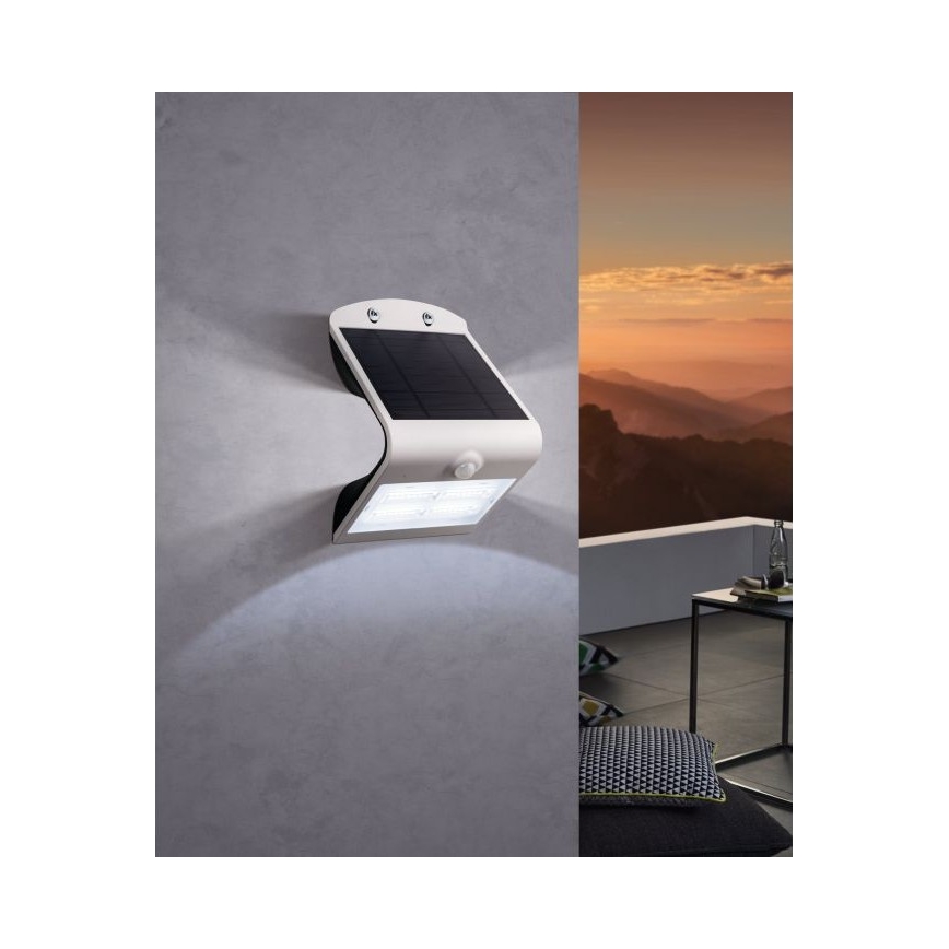 Eglo - Luz solar com um sensor LED/3,2W/3,7V IP54
