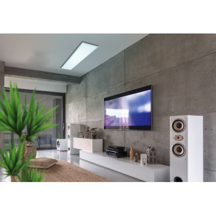 Eglo - Iluminação de teto RGBW com regulação LED/32,5W/230V 2700-6500K 120x30 cm + controlo remoto