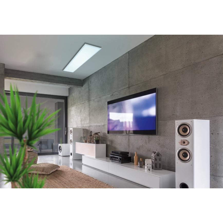 Eglo - Iluminação de teto RGBW com regulação LED/32,5W/230V 2700-6500K 120x30 cm + controlo remoto