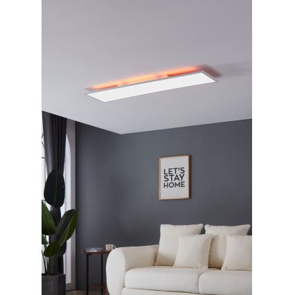 Eglo - Iluminação de teto RGBW com regulação LED/32,5W/230V 2700-6500K 120x30 cm + controlo remoto