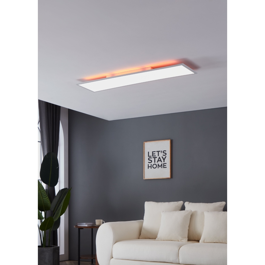 Eglo - Iluminação de teto RGBW com regulação LED/32,5W/230V 2700-6500K 120x30 cm + controlo remoto