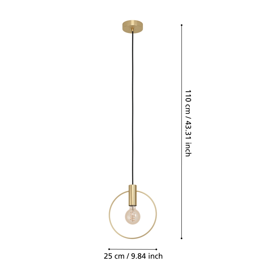 Eglo - Candelabro suspenso 1xE27/40W/230V