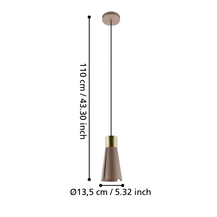 Eglo - Candelabro suspenso LED 1xGU10/4,5W/230V