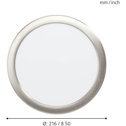 Eglo - Iluminação de casa de banho LED com regulação LED/16,5W/230V IP44 ZigBee
