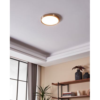 Eglo - Iluminação de teto de casa de banho LED com regulação LED/19,5W/230V 2700-6500K IP44 ZigBee