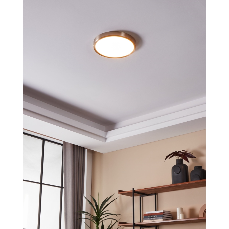 Eglo - Iluminação de teto de casa de banho LED com regulação LED/19,5W/230V 2700-6500K IP44 ZigBee
