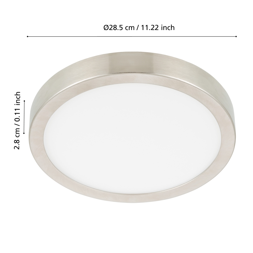 Eglo - Iluminação de teto de casa de banho LED com regulação LED/19,5W/230V 2700-6500K IP44 ZigBee
