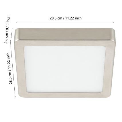 Eglo - Iluminação de casa de banho LED com regulação LED/19,5W/230V 2700-6500K IP44 ZigBee