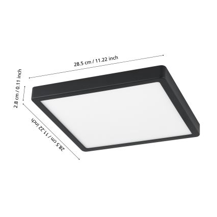 Eglo - Iluminação de casa de banho LED com regulação LED/19,5W/230V IP44 ZigBee