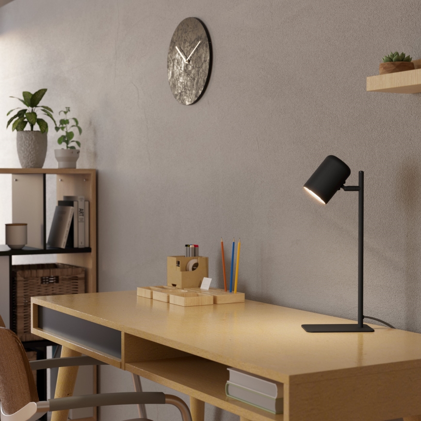 Eglo - Candeeiro de mesa LED 1xGU10/4,5W/230V preto