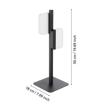 Eglo - Candeeiro de mesa LED 2xLED/4,5W/230V