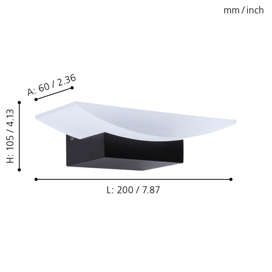 Eglo - Iluminação de parede LED LED/5,6W/230V
