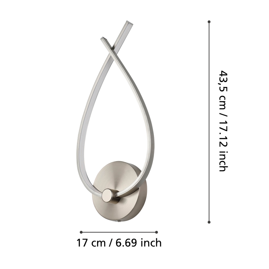 Eglo - Iluminação de parede LED LED/10W/230V