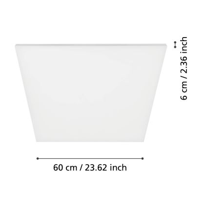 Eglo - Luz de teto LED LED/33W/230V