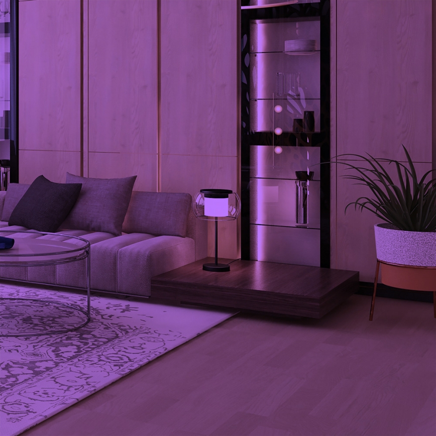Eglo - Candeeiro de mesa LED RGB com regulação BRIAGLIA-C LED/15W/230V