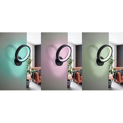 Eglo - Iluminação de parede LED RGB com regulação MARGHERA-C LED/16W/230V