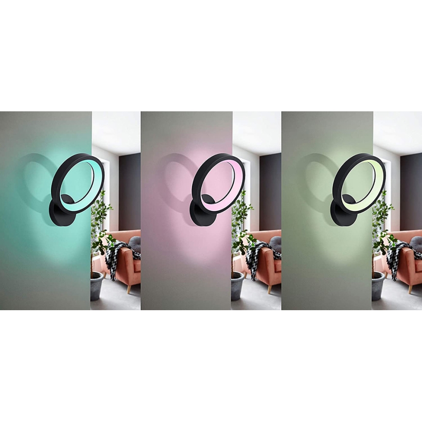 Eglo - Iluminação de parede LED RGB com regulação MARGHERA-C LED/16W/230V