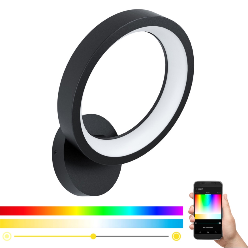 Eglo - Iluminação de parede LED RGB com regulação MARGHERA-C LED/16W/230V